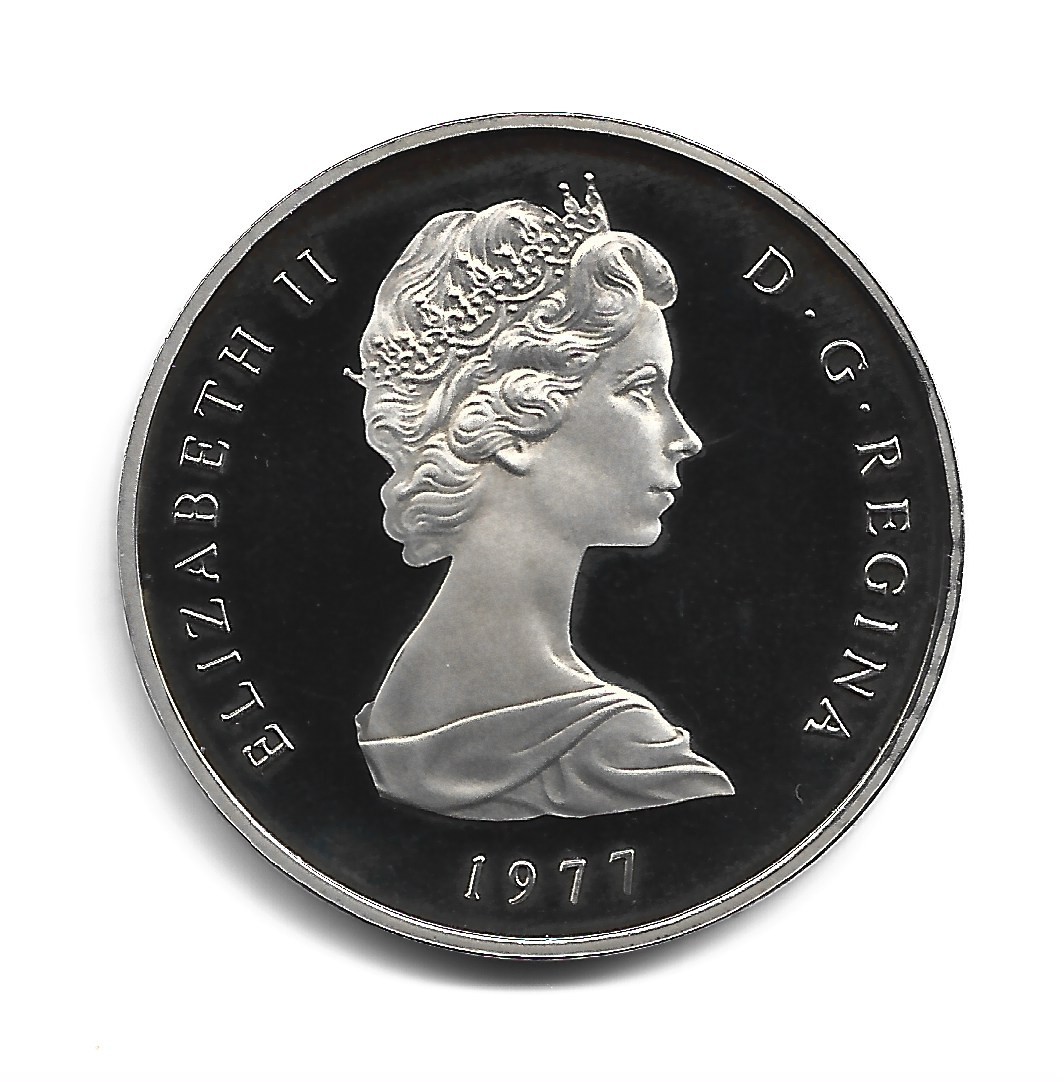 World Coins - Turks And Caicos 1 Crown 1977 Coin KM# 5 PROOF