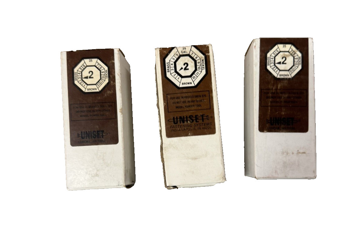 Three Boxes Uniset 25DL2 25 Caliber Brown