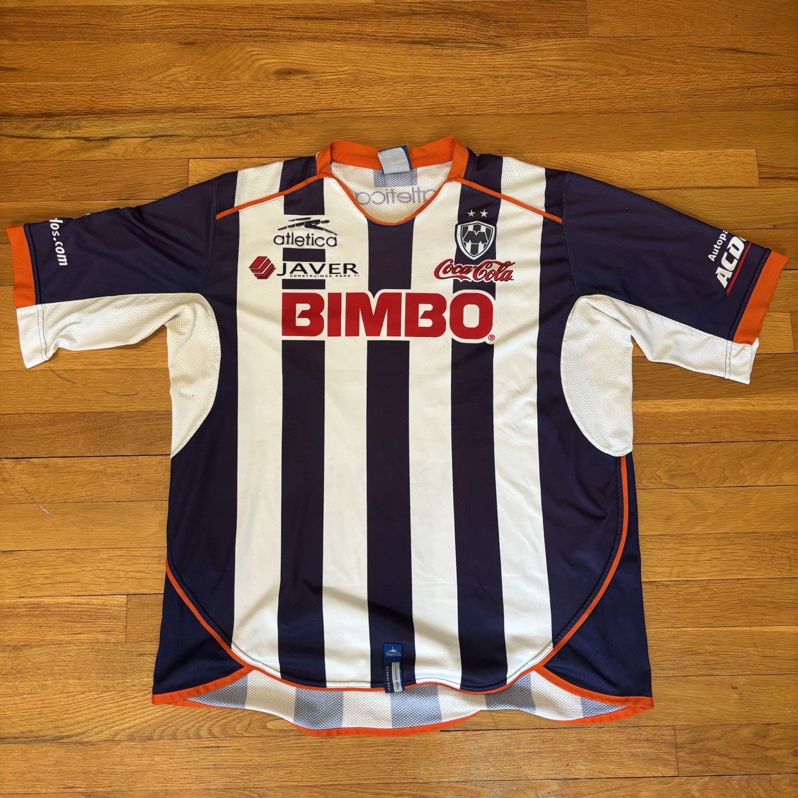 Vintage Monterrey 2003 Home Atletica XL Kit Jersey Mexico Soccer Futball 28 Vintage Monterrey 2003 Home Atletica XL Kit Jersey Mexico Soccer Futball 28