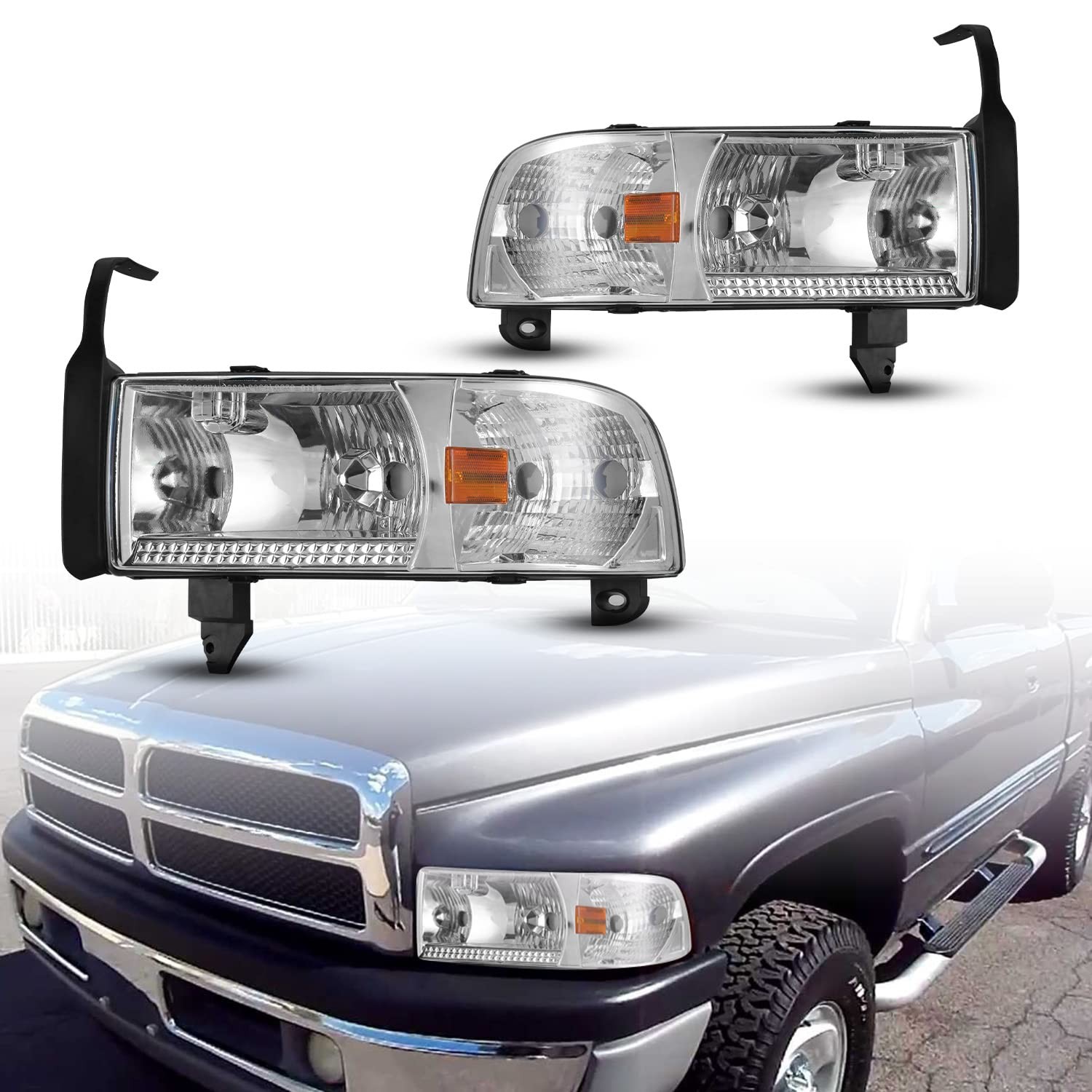 Projector Headlights for 1994-2001 Dodge Ram 1500