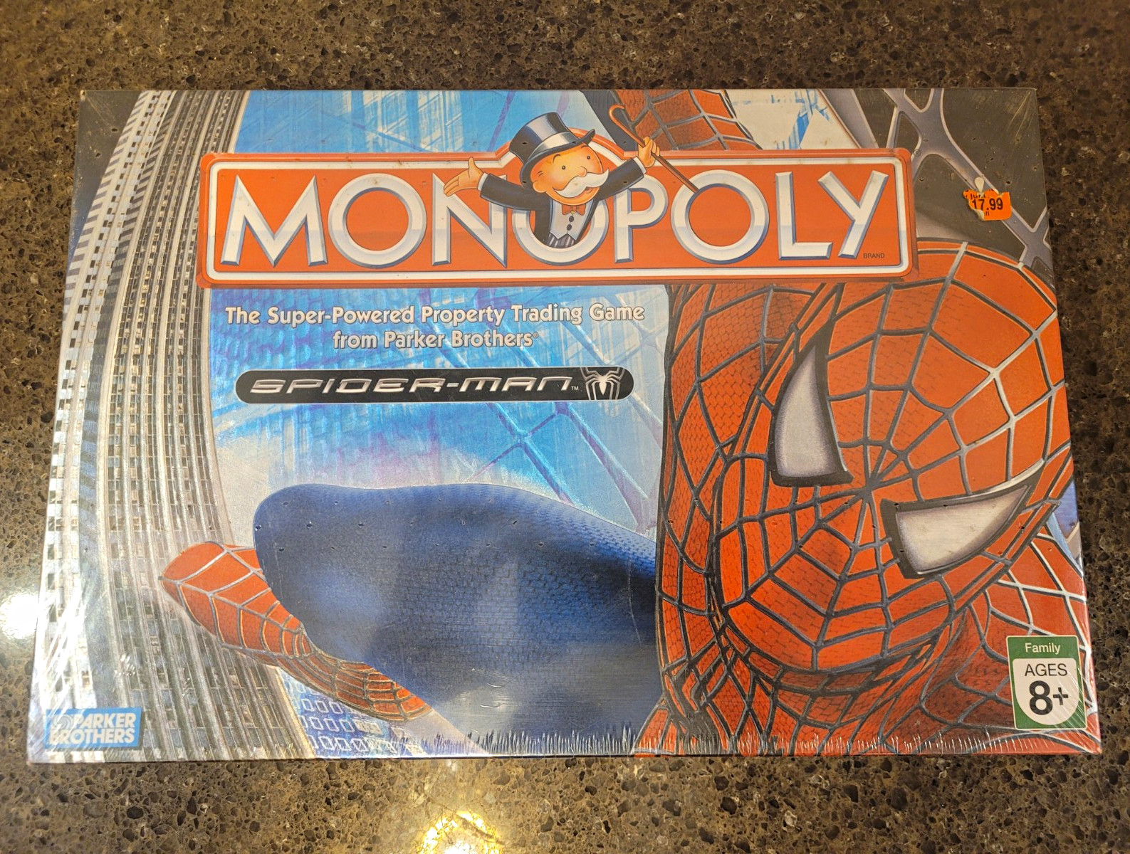 New 2006 Parker Brothers Monopoly Spider-Man Board Game Sealed 53985