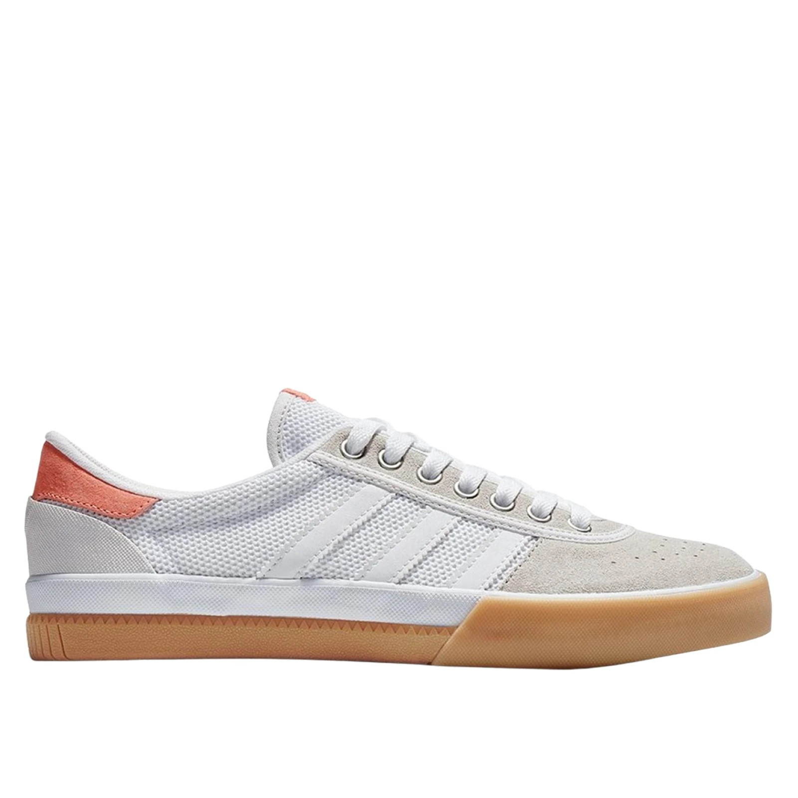 Brand New Mens Adidas Lucas Premiere White/Crystal White/Haze Coral