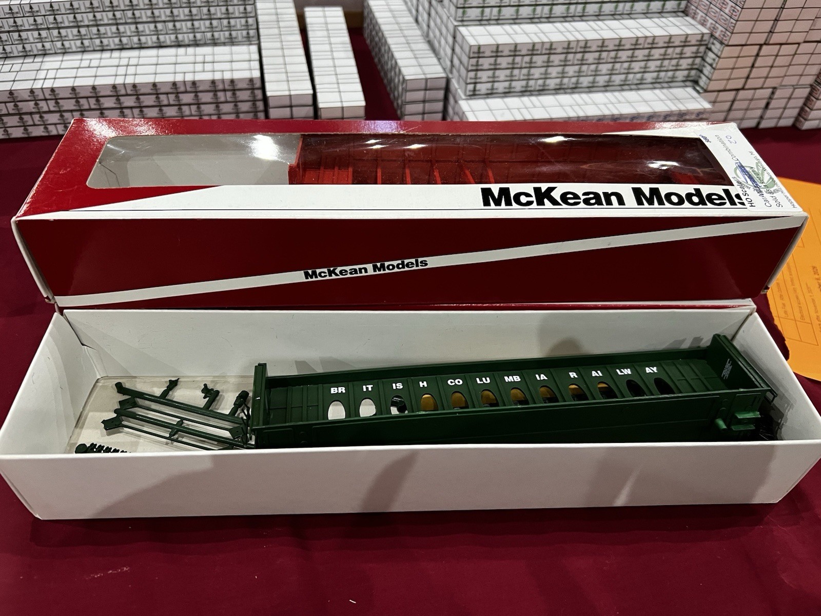 McKean Models HO Gauge BC Rail 63\' Centerbeam Flat Car Partially Assembled McKean Models HO Gauge BC Rail 63\' Centerbeam Flat Car Partially Assembled