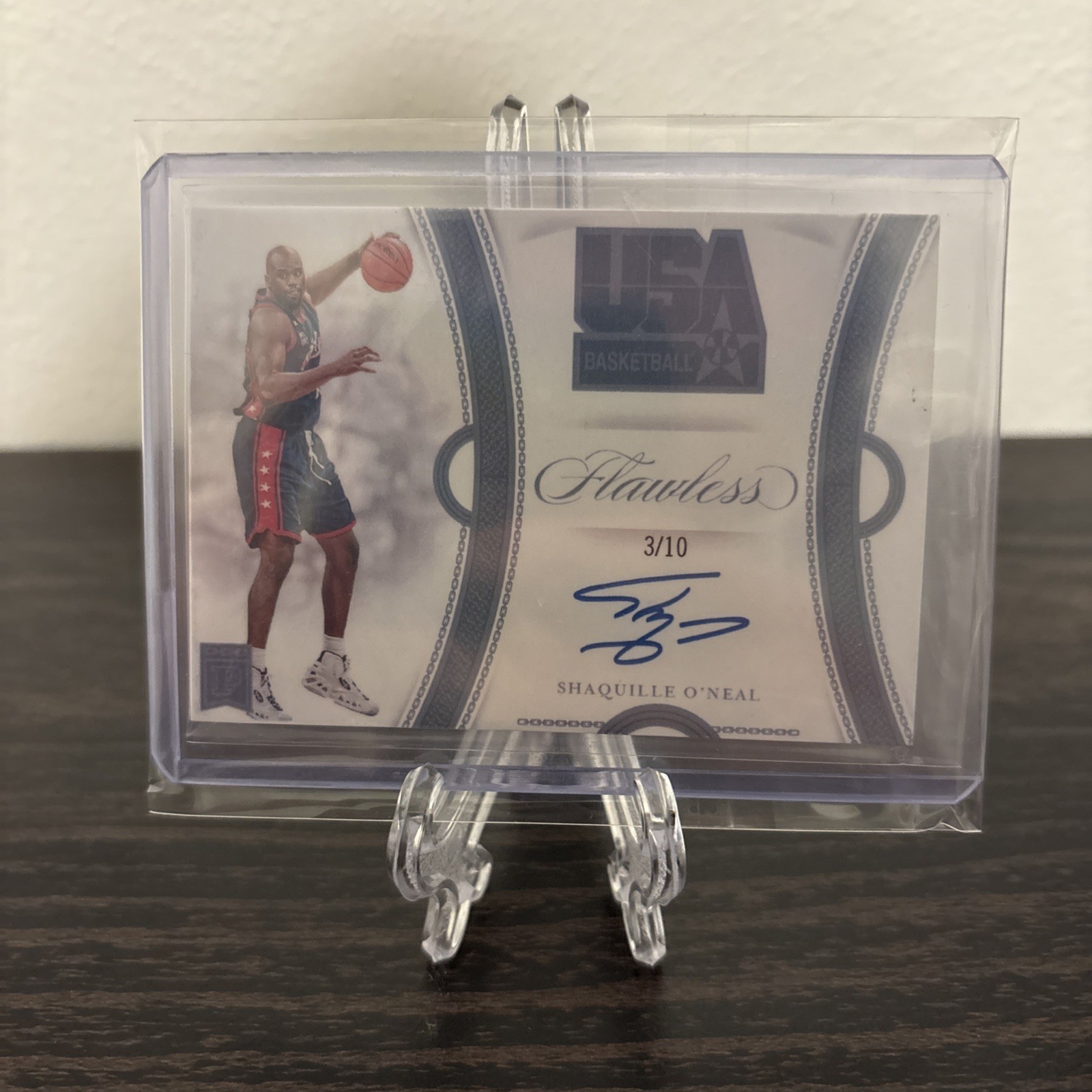 REPRINT 2019-20 Panini Flawless - USA Basketball Shaquille O\'Neal /10 (AU)