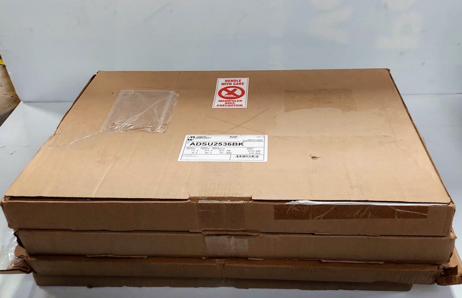 LOT OF 4 HAMMOND MFG ADSU2536BK