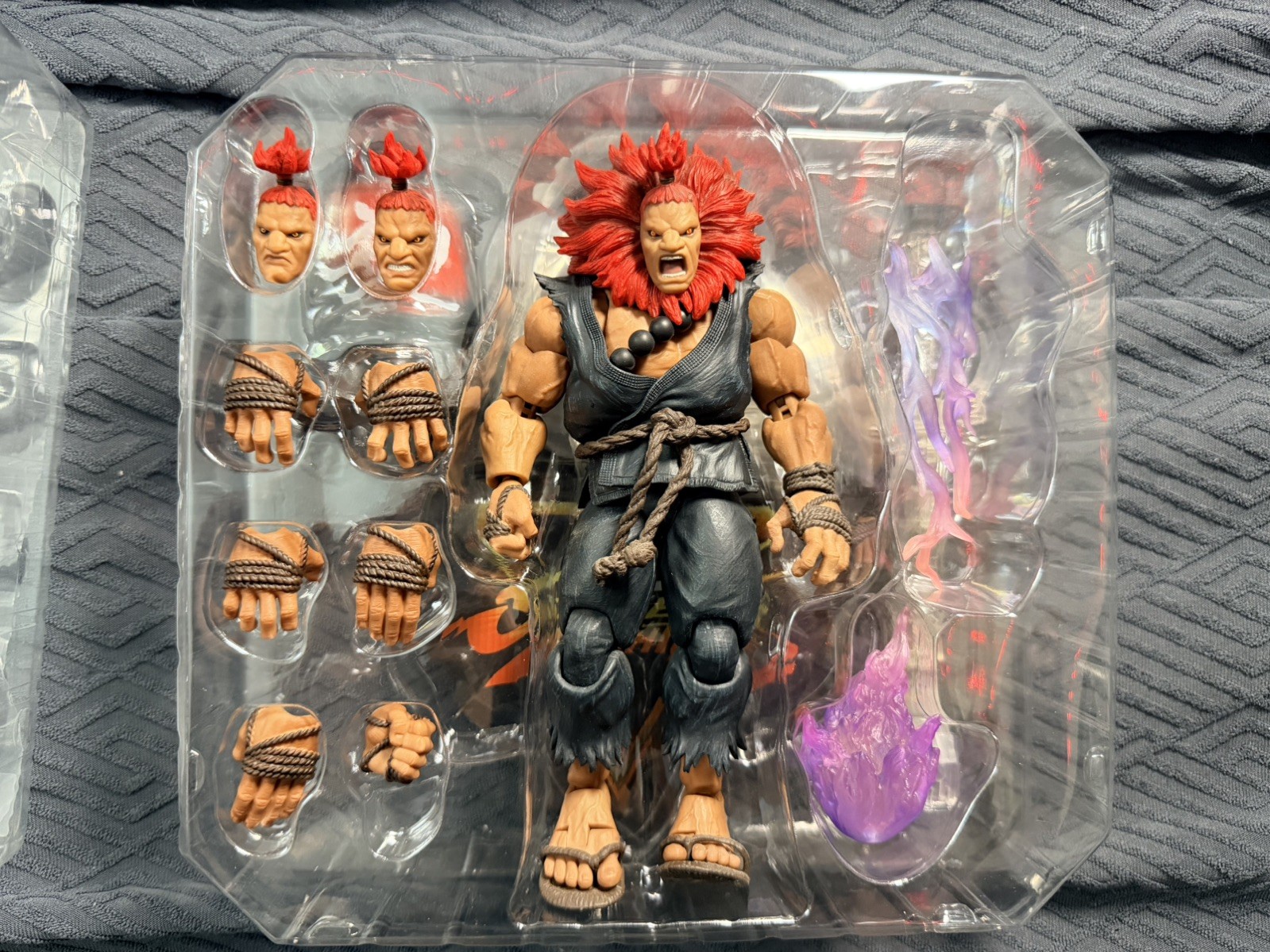 Storm Collectibles Street Fighter V Akuma Action Figure Used/Complete with Box 