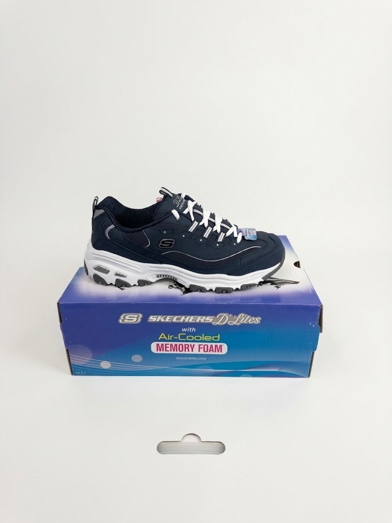 Sketchers DLites ME TIME, Womens Sneakers, Size 11, Navy:Wh Sketchers DLites ME TIME, Womens Sneakers, Size 11, Navy:Wh