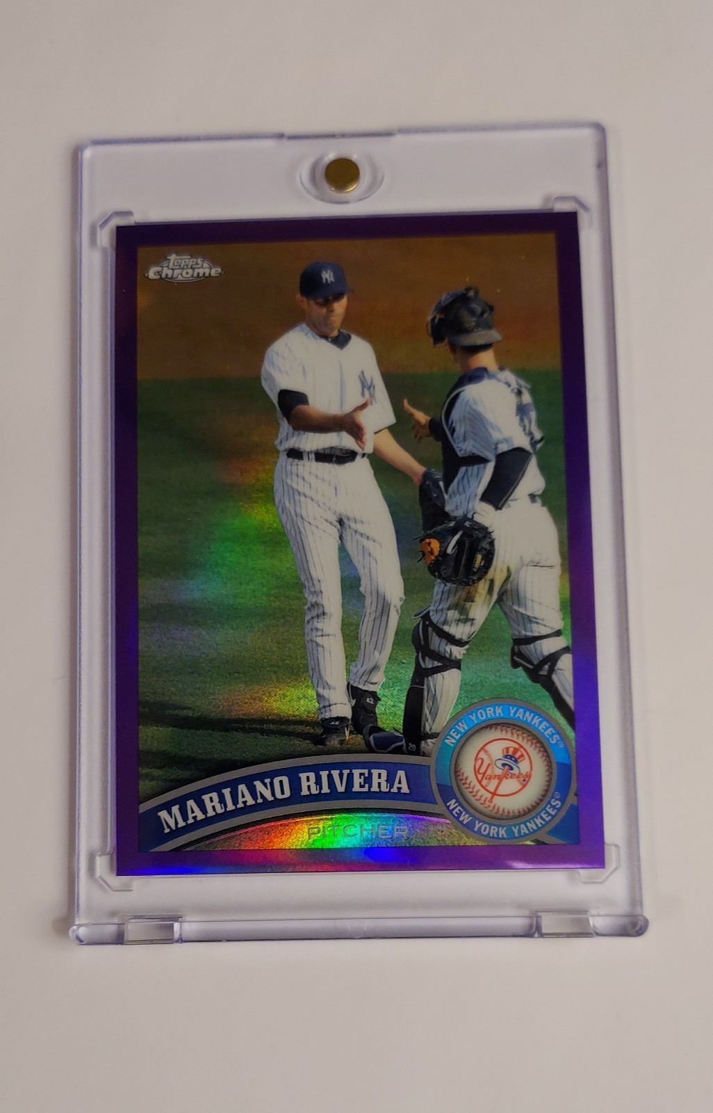 2011 Topps Chrome - Mariano Rivera #42 Purple Refractor /499