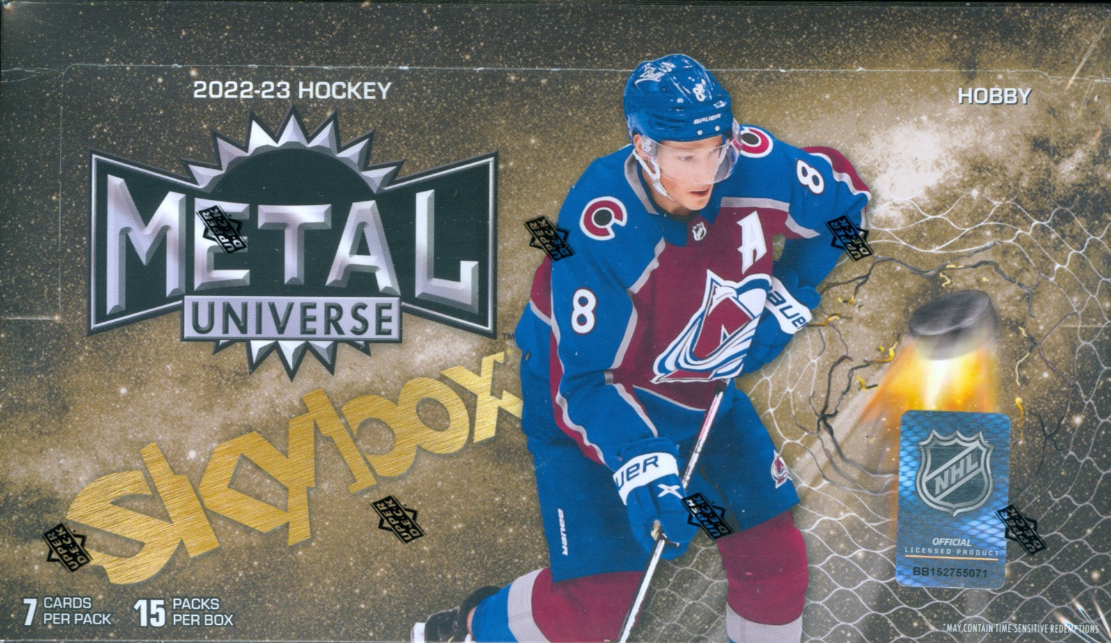 2022-23 Upper Deck Skybox Metal Universe Hockey Factory Sealed Hobby Box