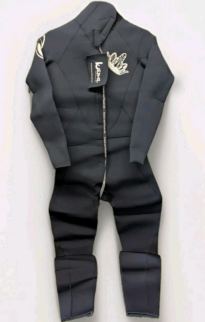 Full Wetsuit Surf Suit 90% Neoprene Black Full Body Long Sleeve NEW 