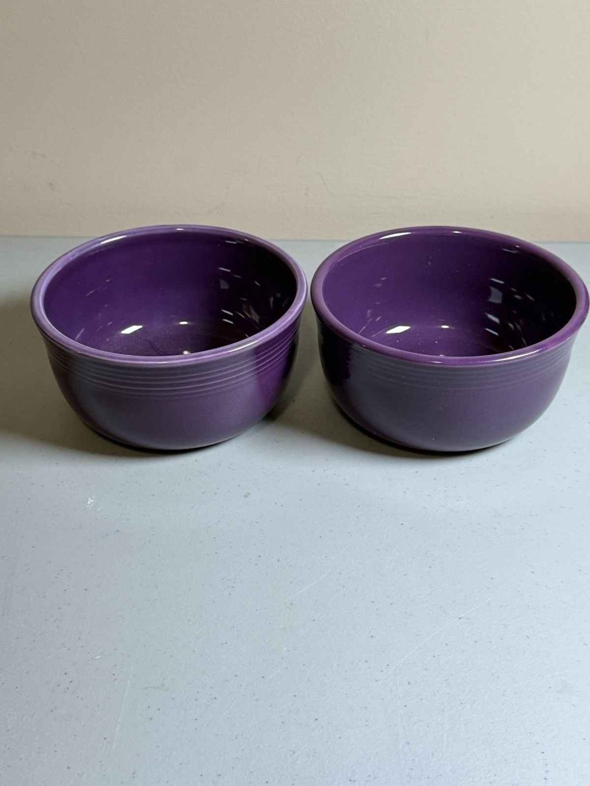 Fiesta Mulberry Purple All Purpose Gusto Bowl Set of 2 New.