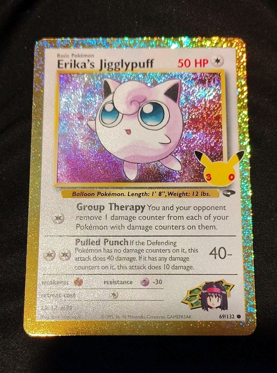 Erika\'s Jigglypuff 69/132 Me: 30th Celebration EX-01 Booster Holo