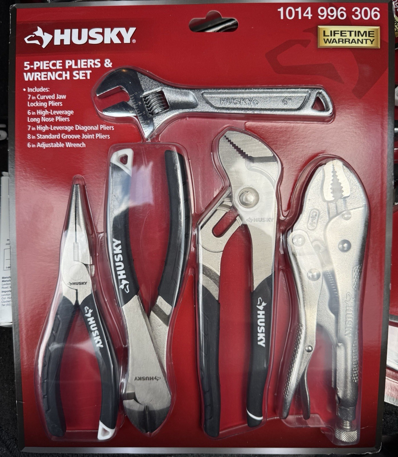 Husky 5 Piece Wrench And Pliers Husky 5 Piece Wrench And Pliers