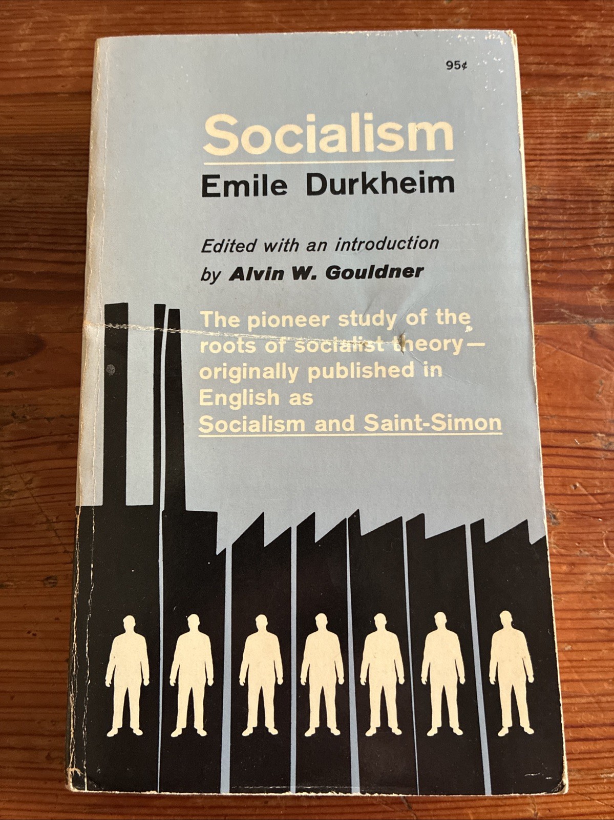 Socialism (1967) Emile Durkeim Collier pb 34rd Printing Socialist Theory
