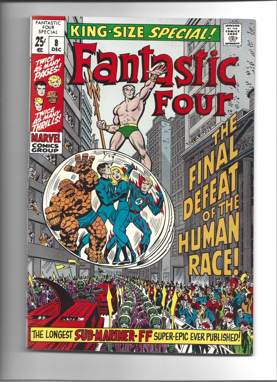 Fantastic Four Special 8 Marvel Comics 1970 High Grade Sub-Mariner Annual VF/NM Fantastic Four Special 8 Marvel Comics 1970 High Grade Sub-Mariner Annual VF/NM