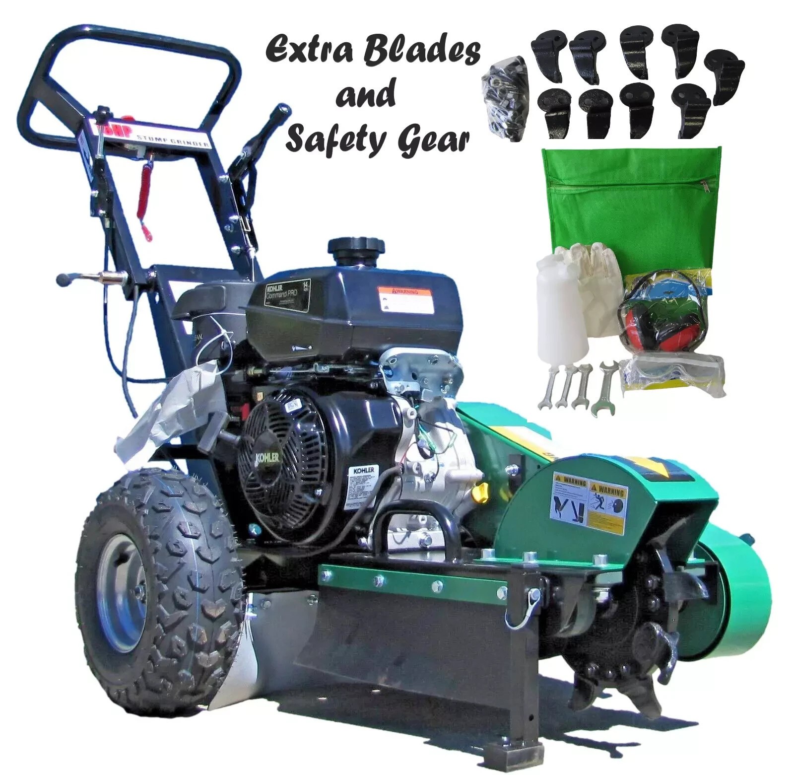 Maximus 14 HP Stump Grinder With Kohler Command Pro 12