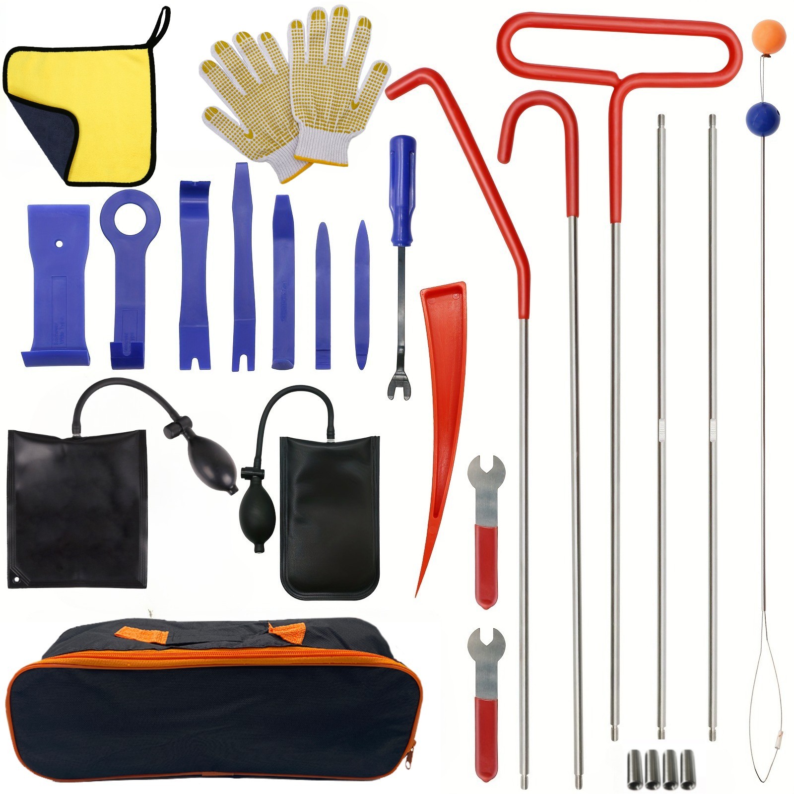 26pcs Car Window Door Emergency Open Key Lost Lock Out Unlock Auto Tool Kit 26pcs Car Window Door Emergency Open Key Lost Lock Out Unlock Auto Tool Kit