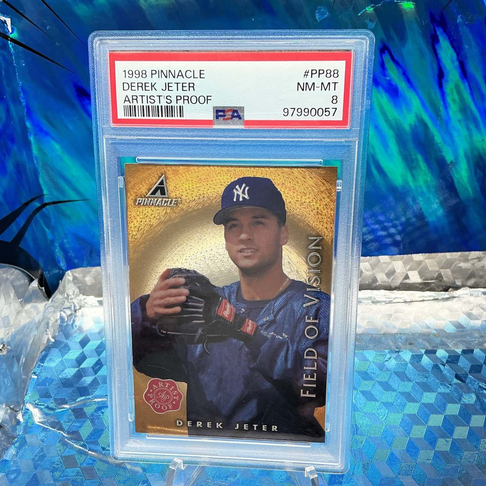 PSA 8 1998 Pinnacle - Artist Proof Derek Jeter #PP88