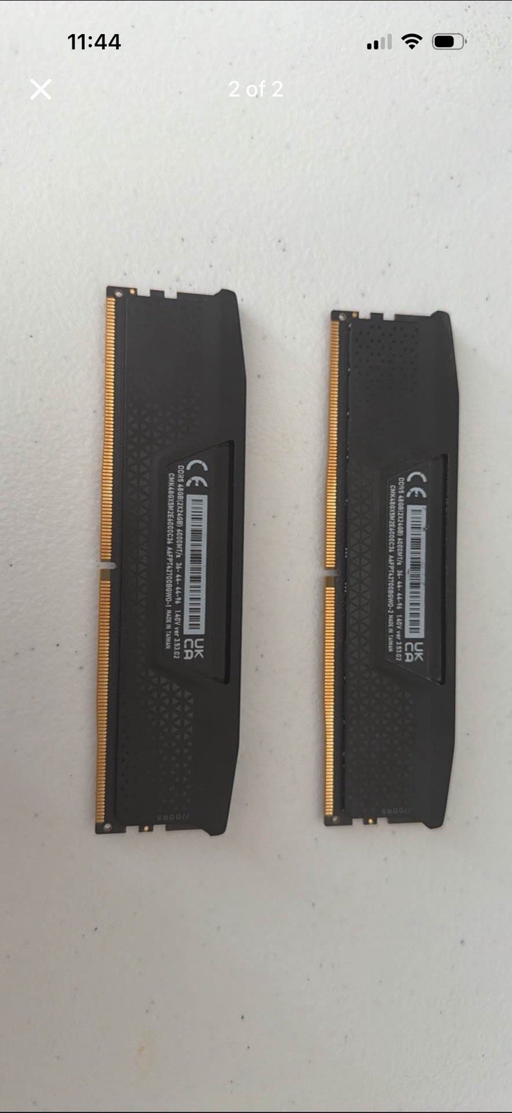 Corsair Vengeance 48GB (2x24GB) DDR5-6000 Unbuffered DIMM CMK48GX5M2E