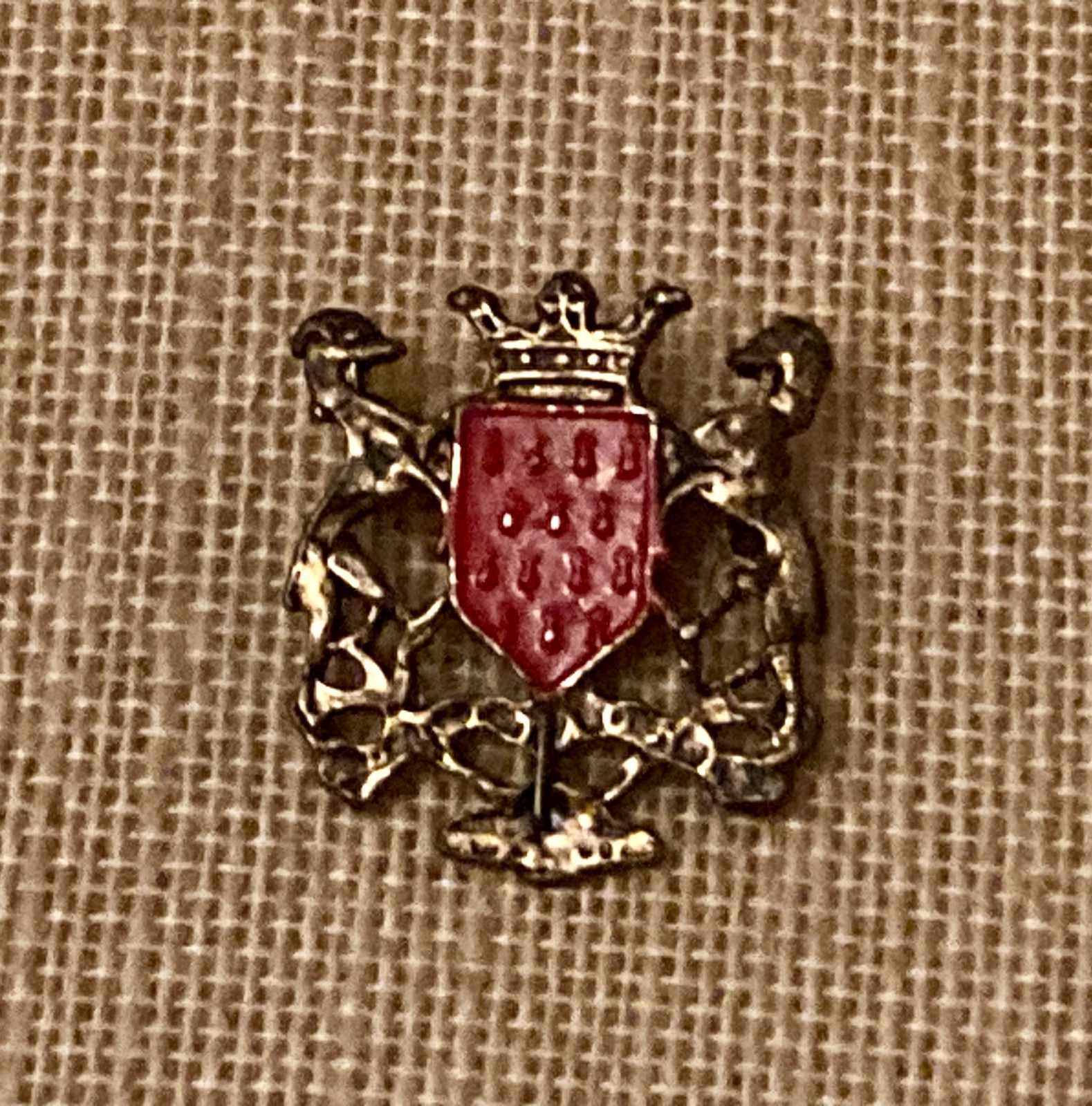 Vintage Enamel Bretagne Duchy Of Brittany French Heraldic Shield Brooch Pin Vintage Enamel Bretagne Duchy Of Brittany French Heraldic Shield Brooch Pin