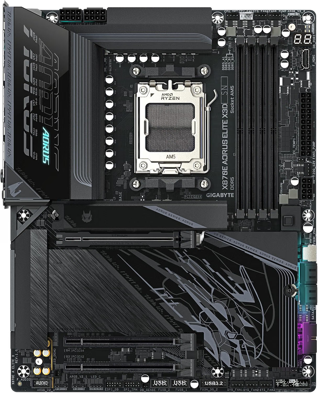 GIGABYTE X870E AORUS ELITE X3D Motherboard New GIGABYTE X870E AORUS ELITE X3D Motherboard New