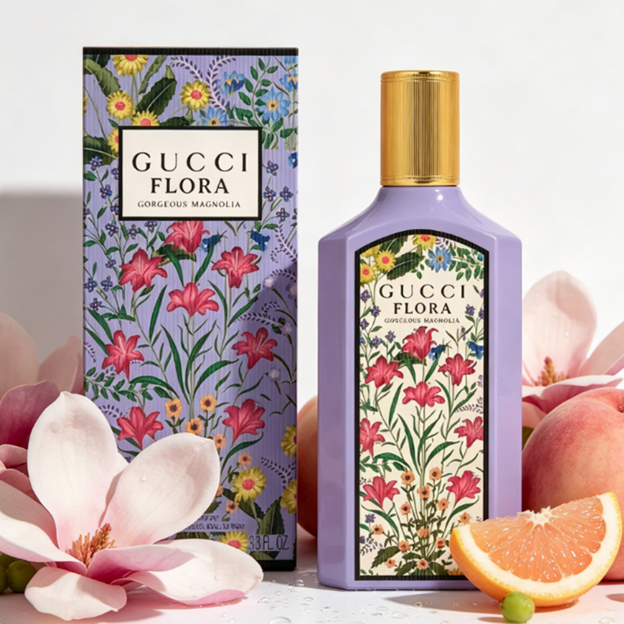 Flora Gorgeous Magnolia 100ml 3.3 fl oz Eau de Parfum Spray for Women Brand New