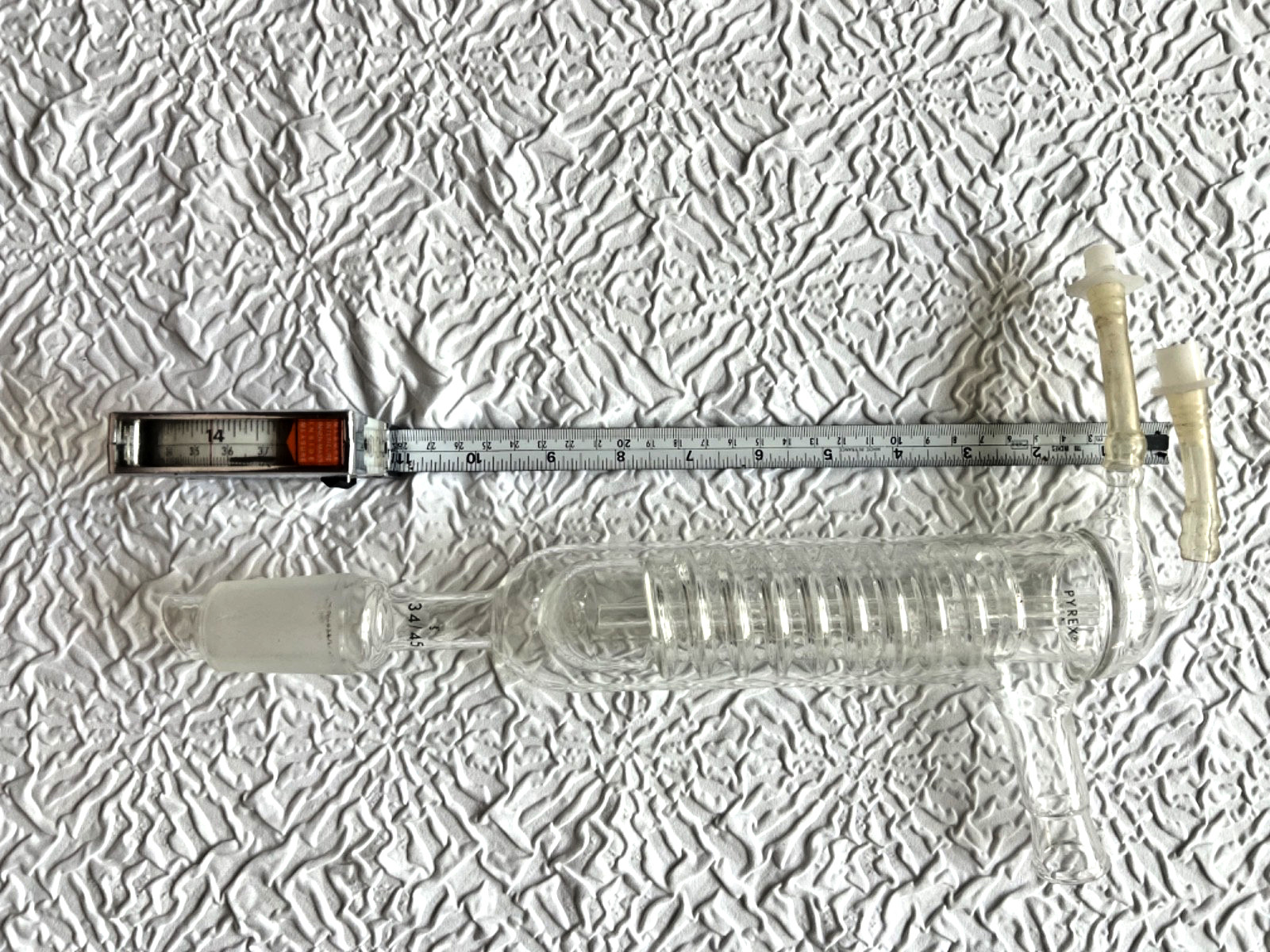 Vintage PYREX Extraction Friedrichs Condenser Apparatus - 34/45 Lower Joint