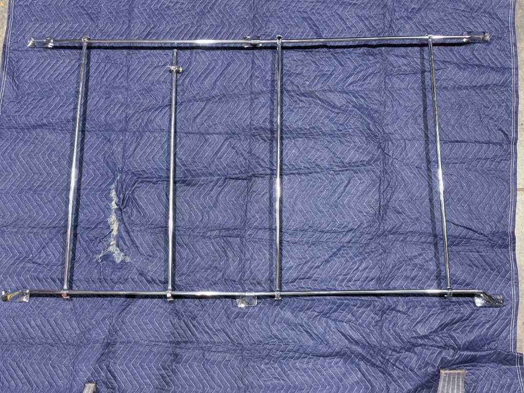 78-85 Mercedes W123 300TD Chrome Roof Rack Rails  Cross Bar Set OEM Excellent