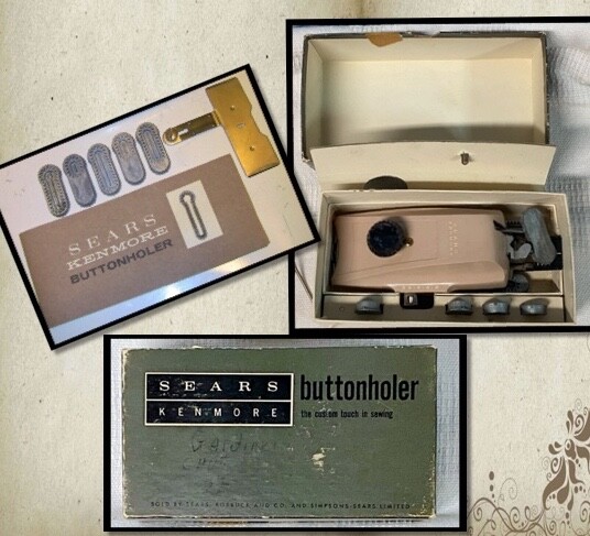 VINTAGE SEARS KENMORE SEWING MACHINE BUTTONHOLER # 2060706 ~ COLLECTIBLE