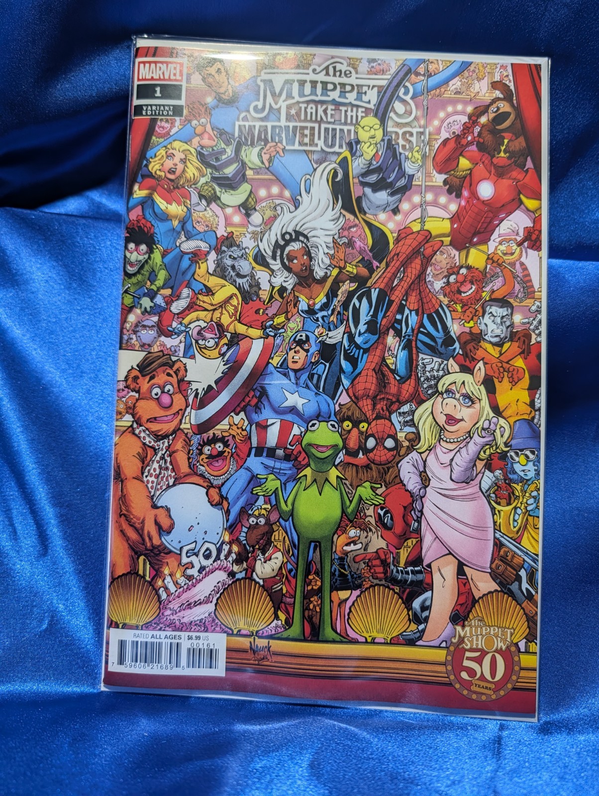 Muppets Take The Marvel Universe #1 Muppet Show Homage Variant Muppets Take The Marvel Universe #1 Muppet Show Homage Variant