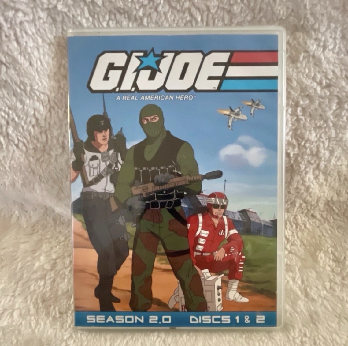 Vintage G.I. Joe DVD Cartoon American Hero 2 Disks Action Figure Movie 1986 RARE