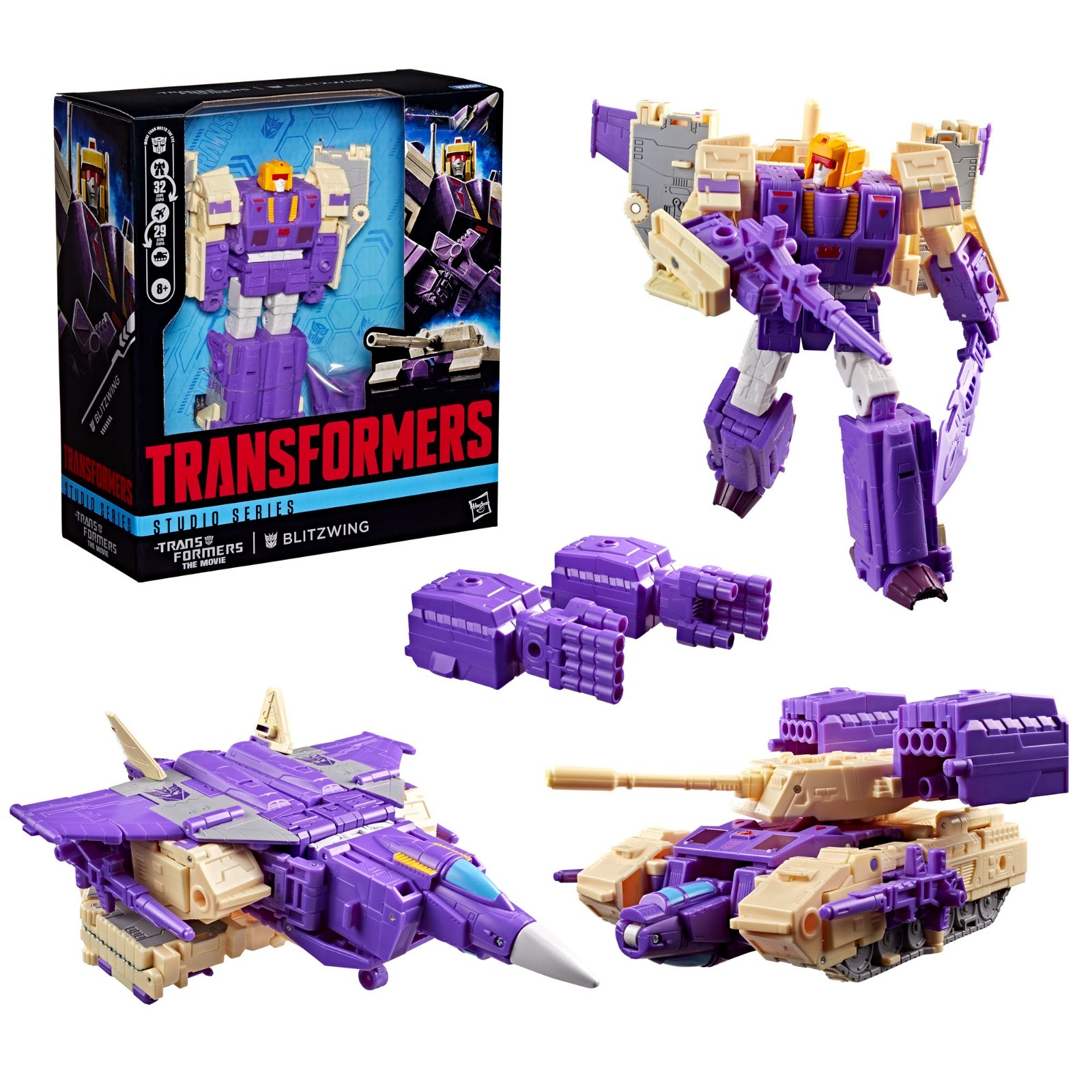 FLASHSALES - Transformers Studio Series The Movie Blitzwing 7-inch Figure
