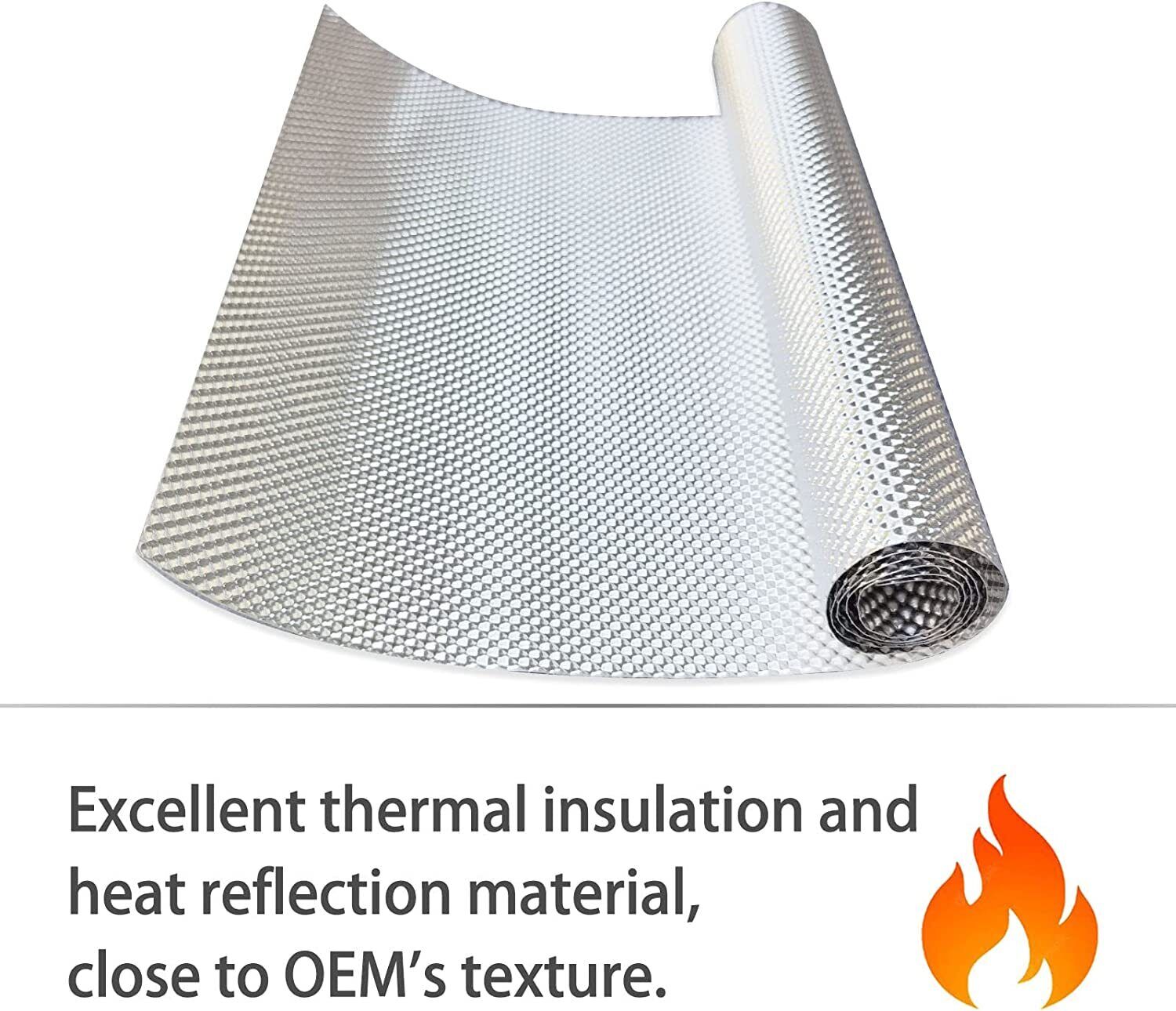 Exhaust Heat Shield Automotive Embossed Aluminum Material Muffler Shield/Wrap