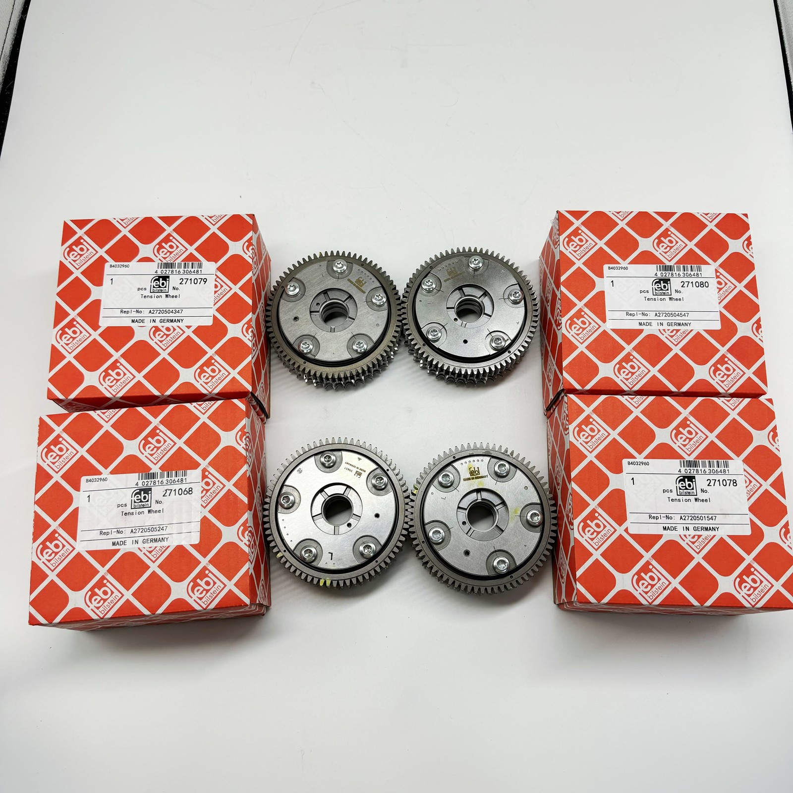 NEW FEBI 4PCS Camshaft Adjuster Intake Exhaust For Mercedes GL450 ML350