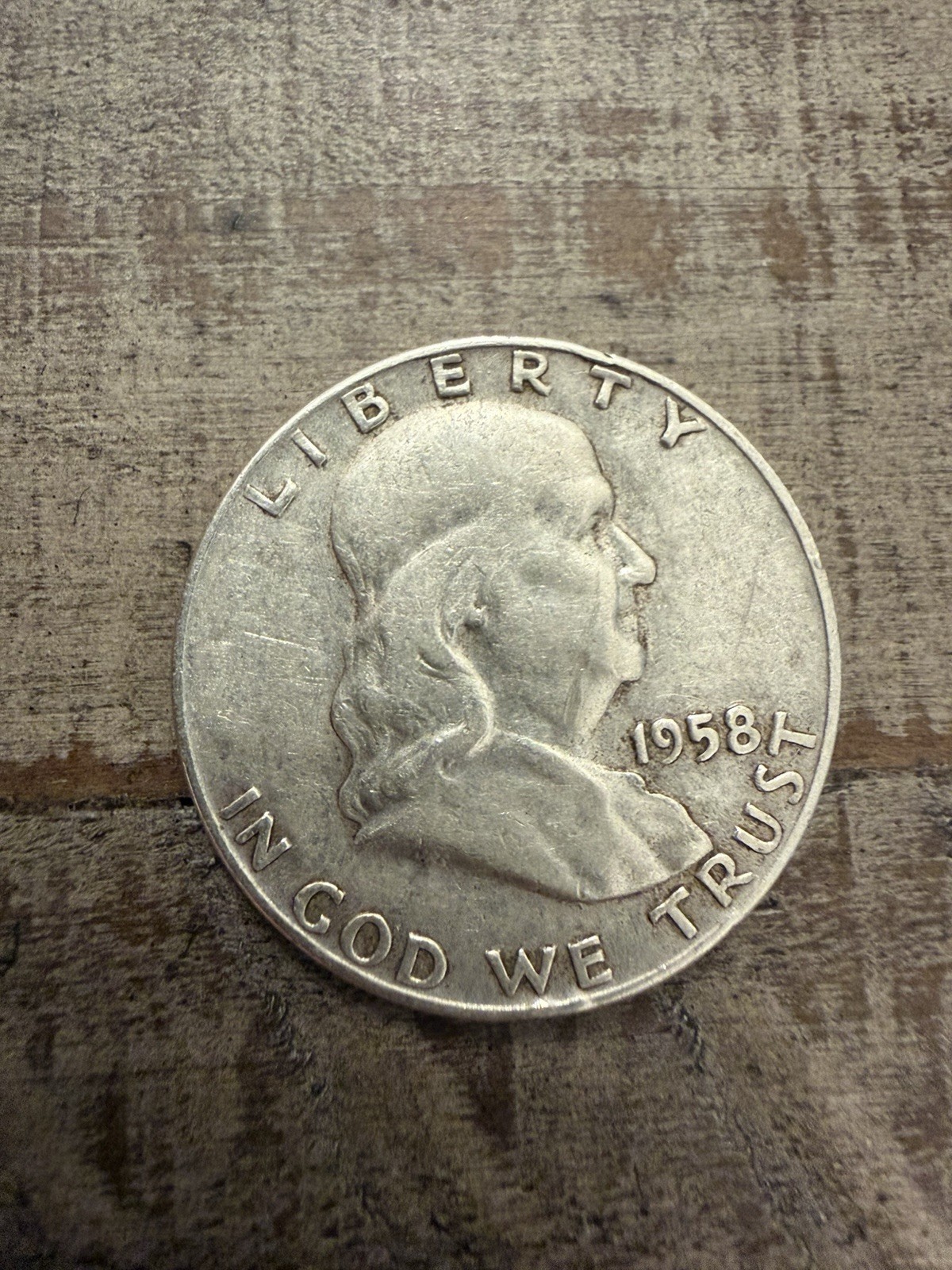 1958-D 50C Franklin Half Dollar 1958-D 50C Franklin Half Dollar