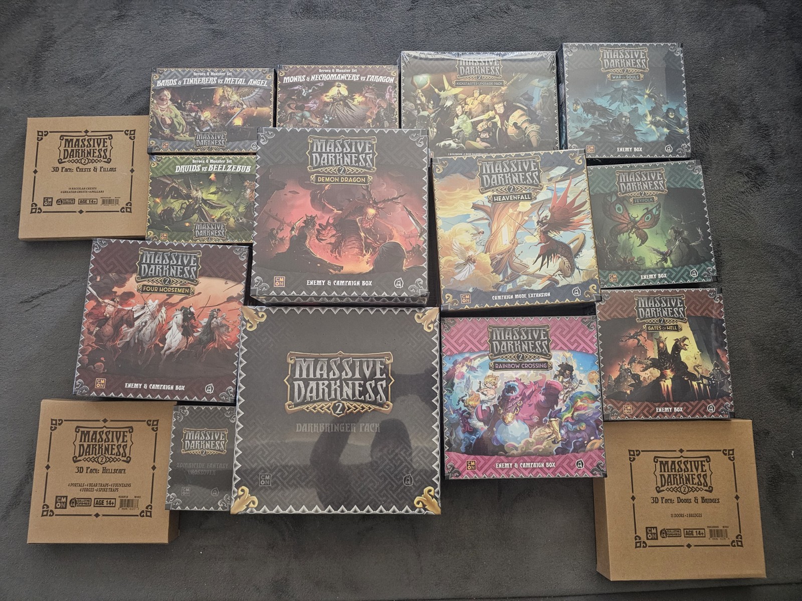 MASSIVE DARKNESS 2 HELLSCAPE Board Game KICKSTARTER ALL IN *NEW IN SHRINK WRAP* MASSIVE DARKNESS 2 HELLSCAPE Board Game KICKSTARTER ALL IN *NEW IN SHRINK WRAP*