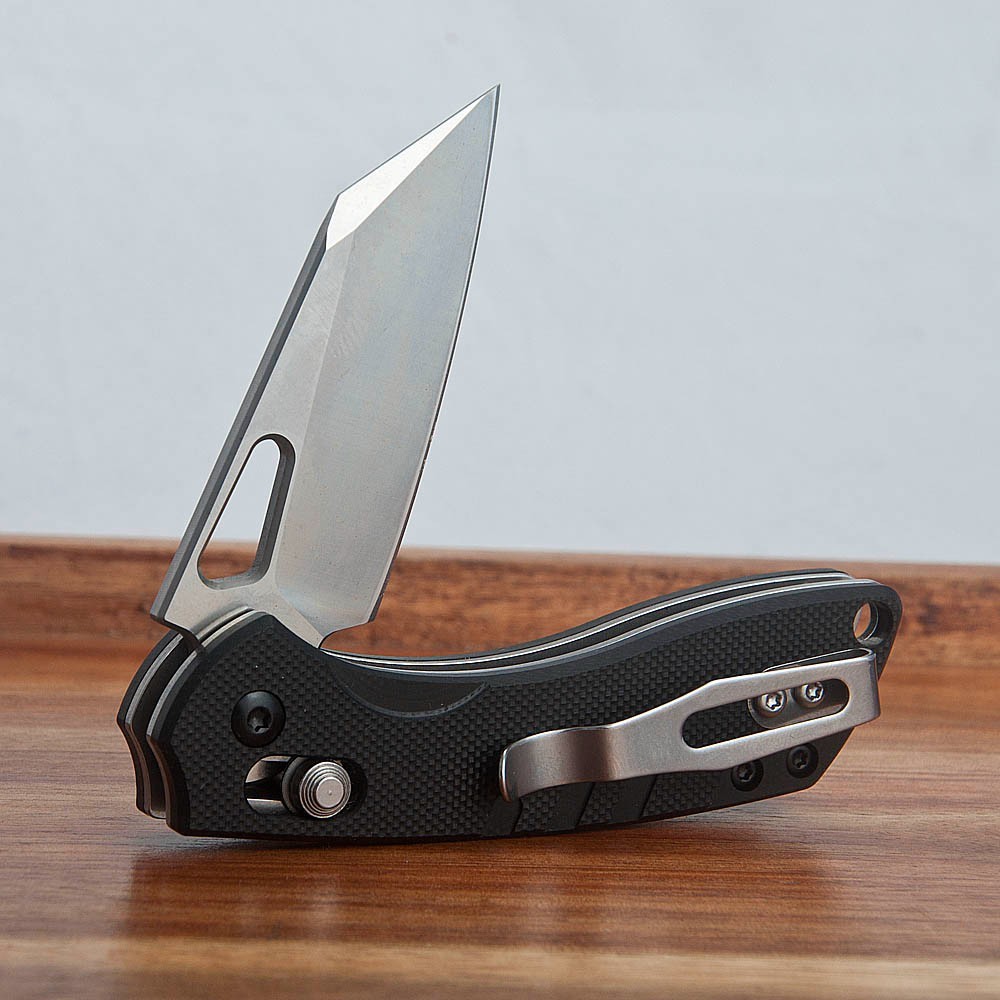 Pocket Folding Knife, D2 Steel Blade, Black G10 Handle, EDC Knife For Gifts Pocket Folding Knife, D2 Steel Blade, Black G10 Handle, EDC Knife For Gifts