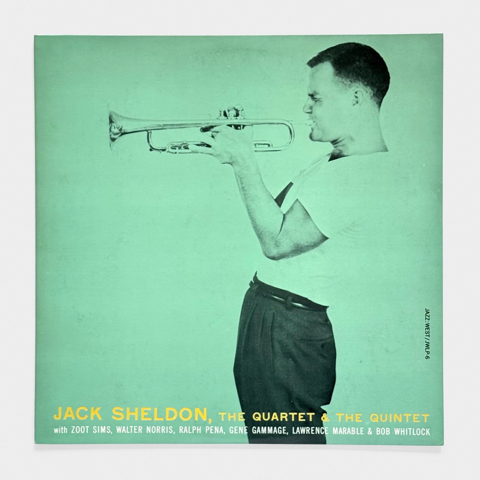 Jack Sheldon – The Quartet & The Quintet  GXF-3128 LP, 1979 Mono  Zoot Sims