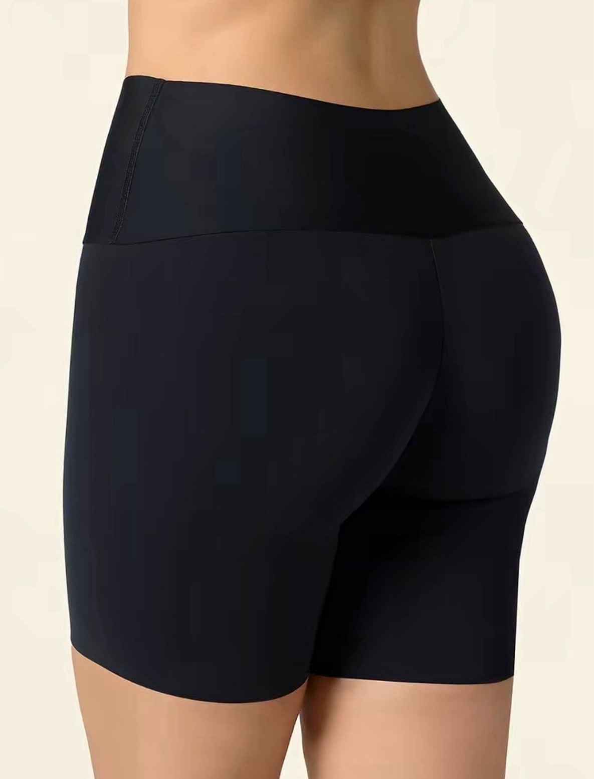 Leonisa Stay-in-Place Seamless Slip Short Shapewear Black L 012970