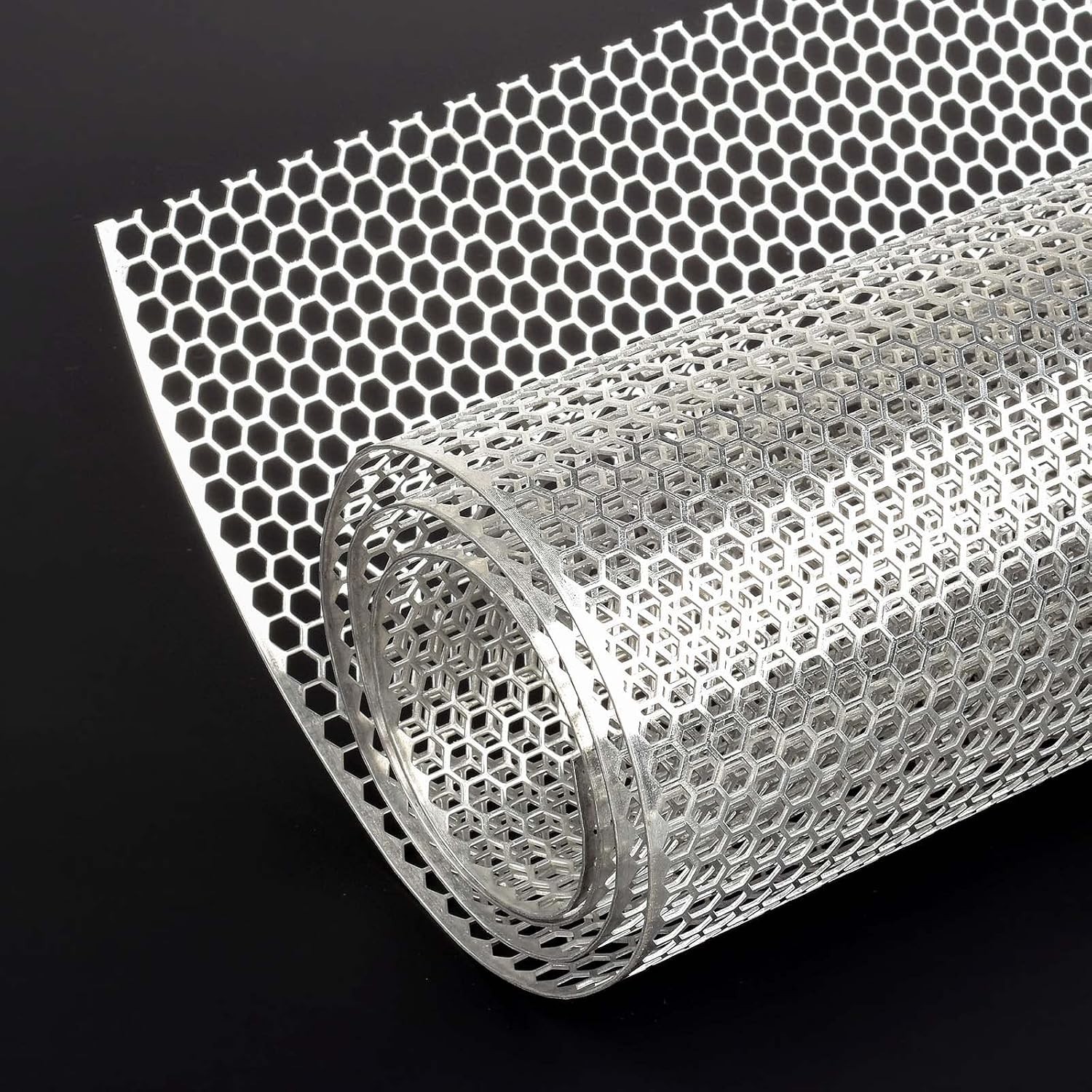 AggAuto 47x16 inches Car Pickup Truck Grill Mesh 6x1mm Honeycomb, Silver AggAuto 47x16 inches Car Pickup Truck Grill Mesh 6x1mm Honeycomb, Silver