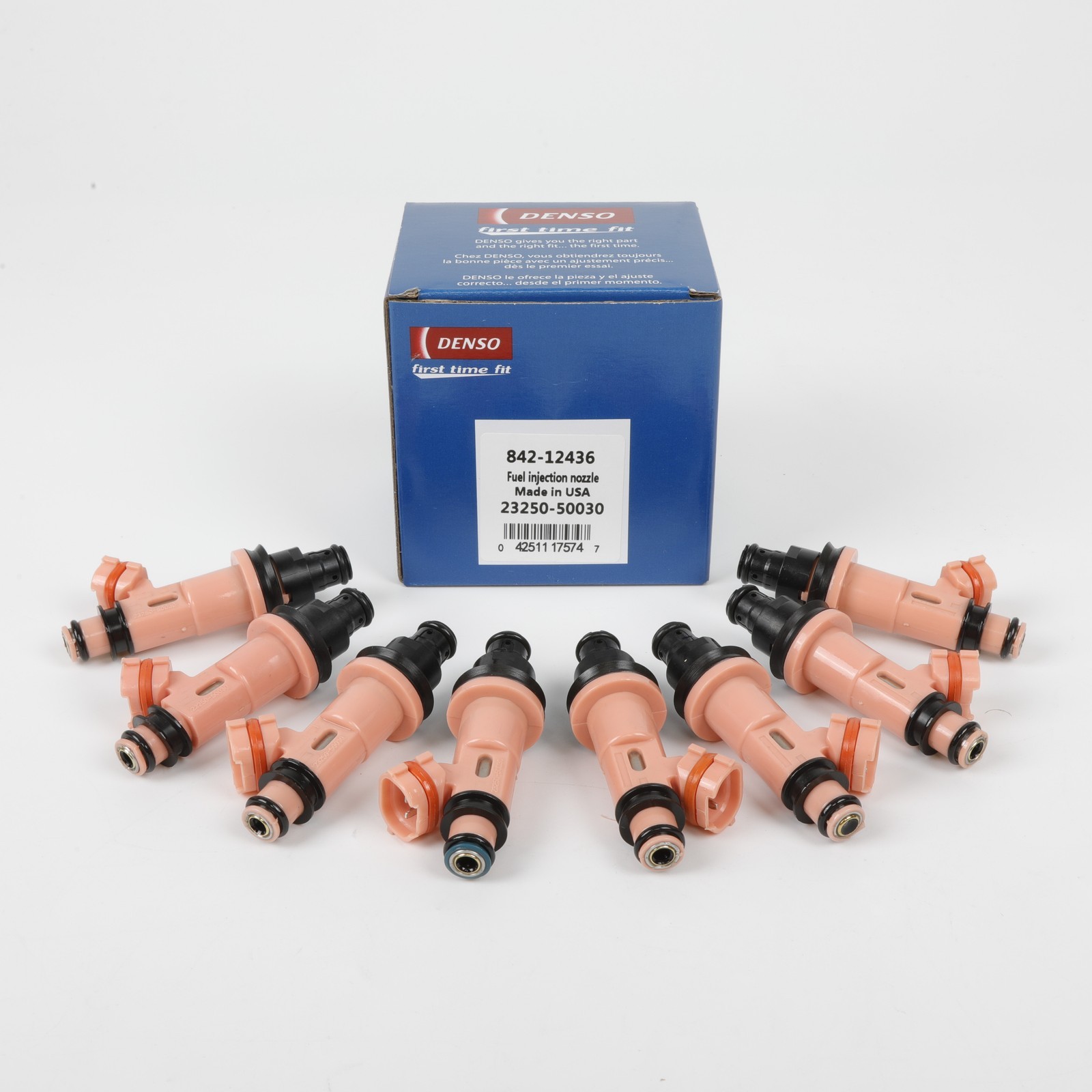 8X OEM Denso 23250-50030 Fuel Injectors Lexus LS430 GS430 SC430 V8