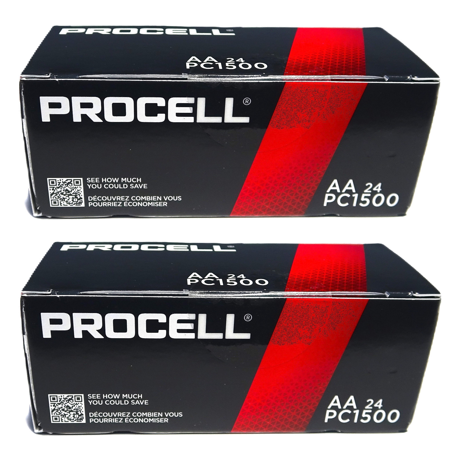 48 Duracell Procell AA Alkaline Batteries 1.5V (PC1500, LR6) Exp MAR 2035