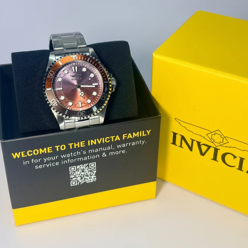 50939 Invicta Mens Pro Diver Espresso Dial Stainless Steel Watch 100M Kromatyk