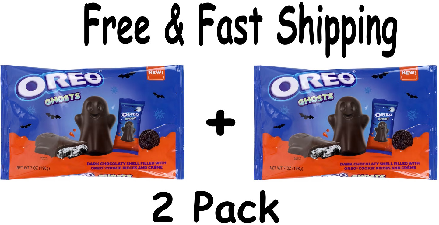 Frankford Oreo Cr?me Filled Dark Chocolate Ghosts Halloween Bag