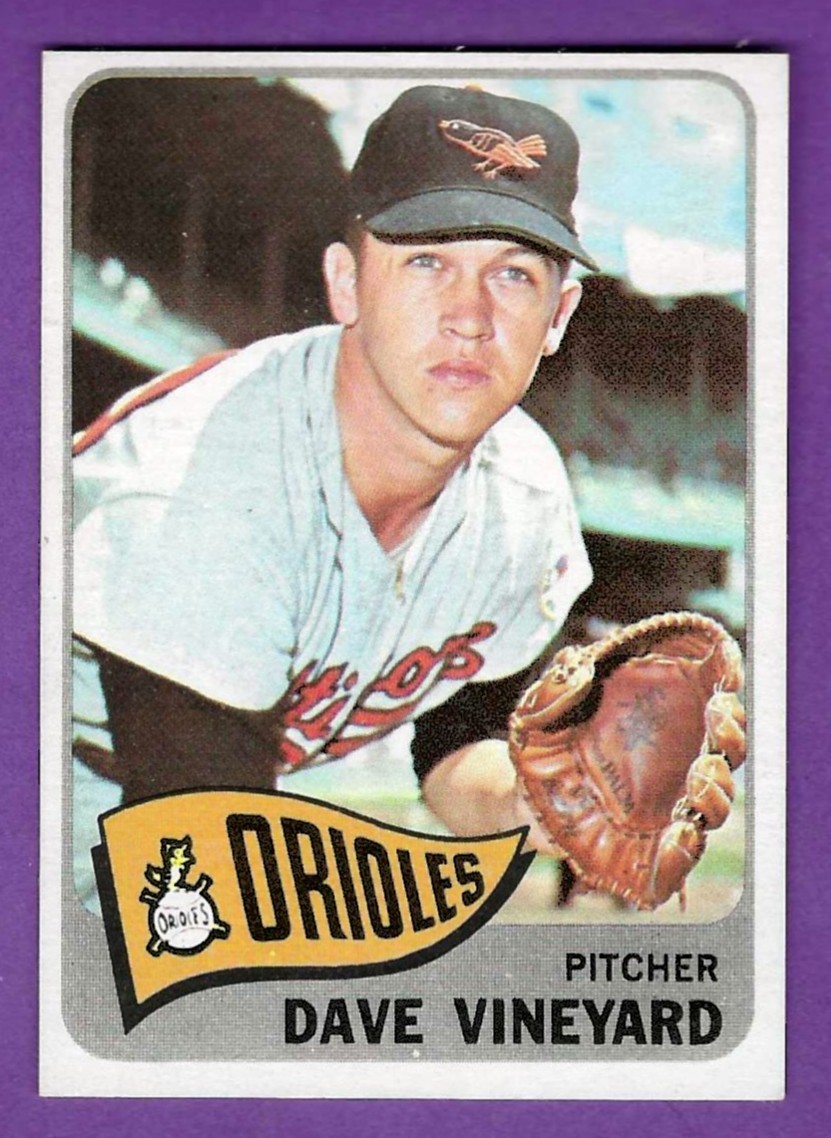 1965 Topps - #169  Dave Vineyard - Baltimore Orioles - NrMt