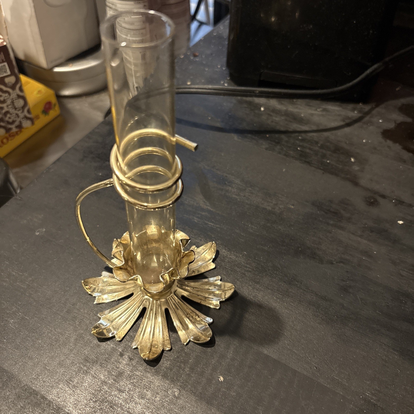 Wire Caddy Metal Bud Vase 7.5 \ Wire Caddy Metal Bud Vase 7.5 \