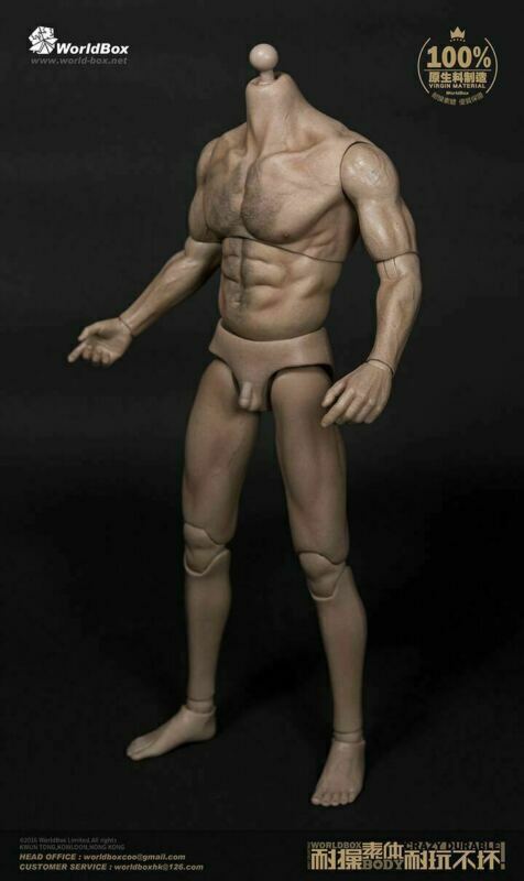 WorldBox AT012 1/6 Muscular Male Figure Body Strong Durable Wide Shoulder Body