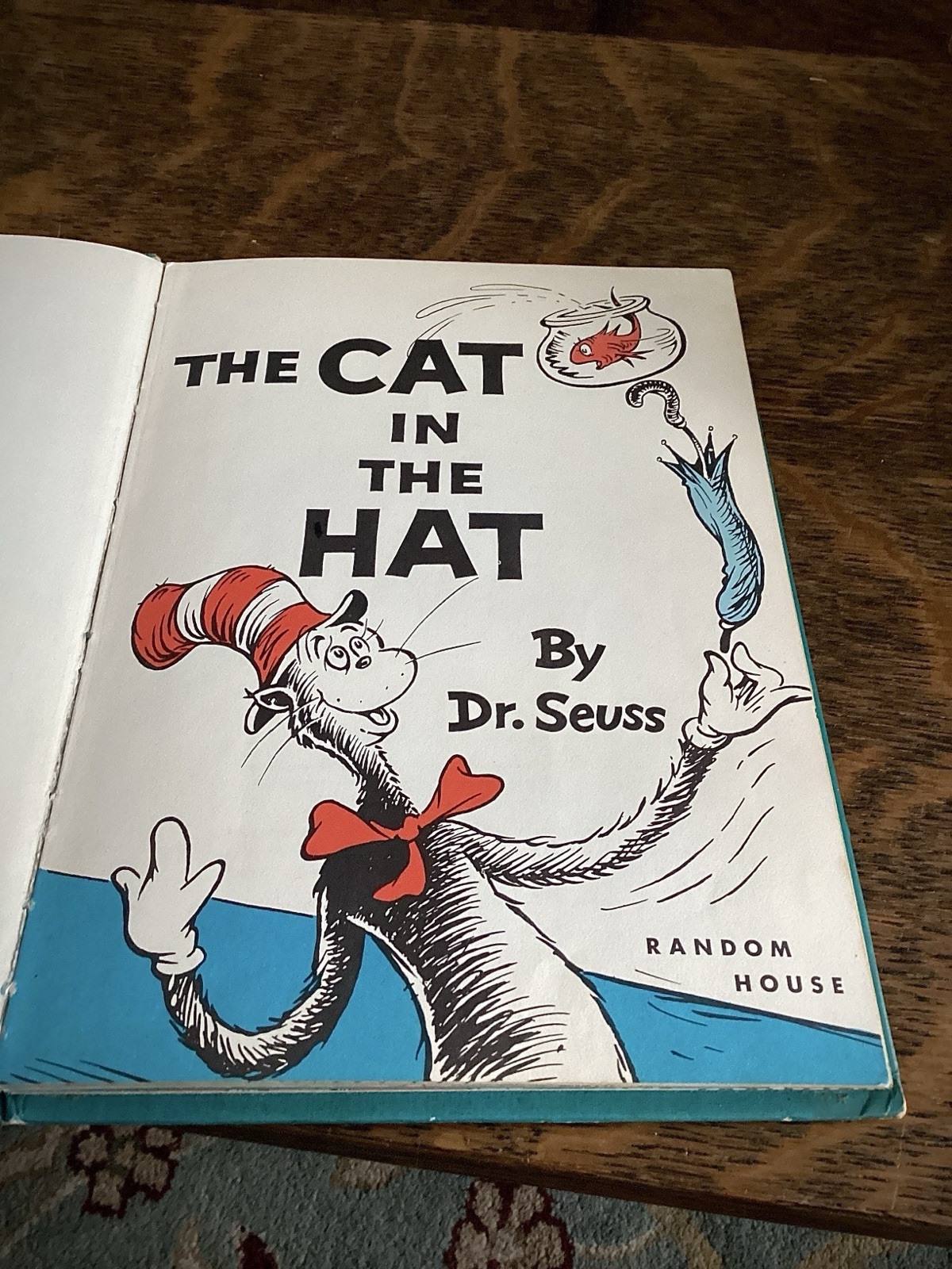 Cat In The Hat By Dr. Seuss Early Printing 1957 Educational Edition Original