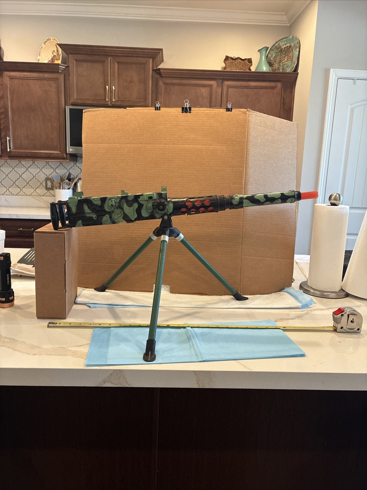 VTG MARX TOYS MA DEUCE BIG 50 CAL CALIBER MACHINE GUN/ TRIPOD TOY *PARTS ONLY* VTG MARX TOYS MA DEUCE BIG 50 CAL CALIBER MACHINE GUN/ TRIPOD TOY *PARTS ONLY*