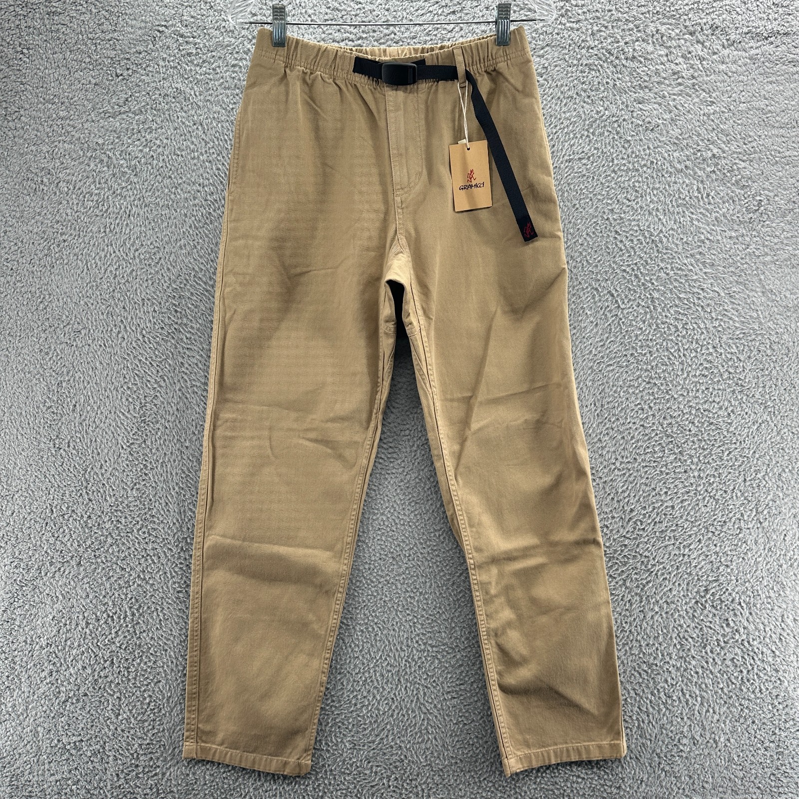 Gramicci Pants Mens Small S Brown Belted Outdoor Pull On Climbing Hiking Pants